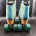 Roller Skates Womens Quad Candi Girl GRL Carlin Size 4 Teal Roller Derby
