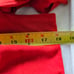 Indah Linen Blend Maxi Dress Swim Coverup Red Size S/M Side-Tie Vacation Resort