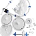Rebuild Repair Kit Replacement for Polaris Zodiac Automatic Pool Cleaner 280