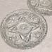 Anchor Hocking Prescott 6 piece glass Coaster Set