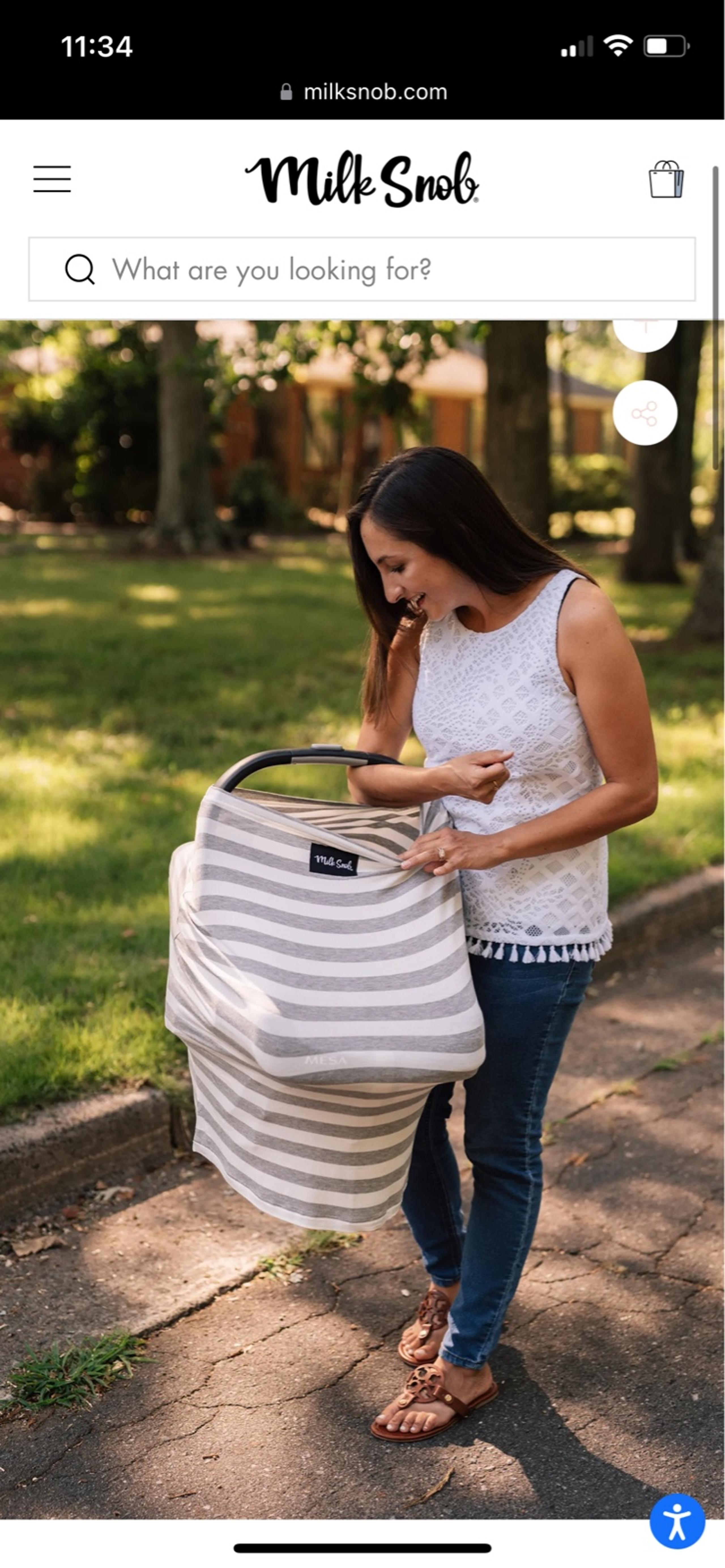 Milk snob breastfeeding/car seat cover