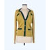 Anthro Y2K Halogen Cardigan sweater shell Size M Chartreuse retro