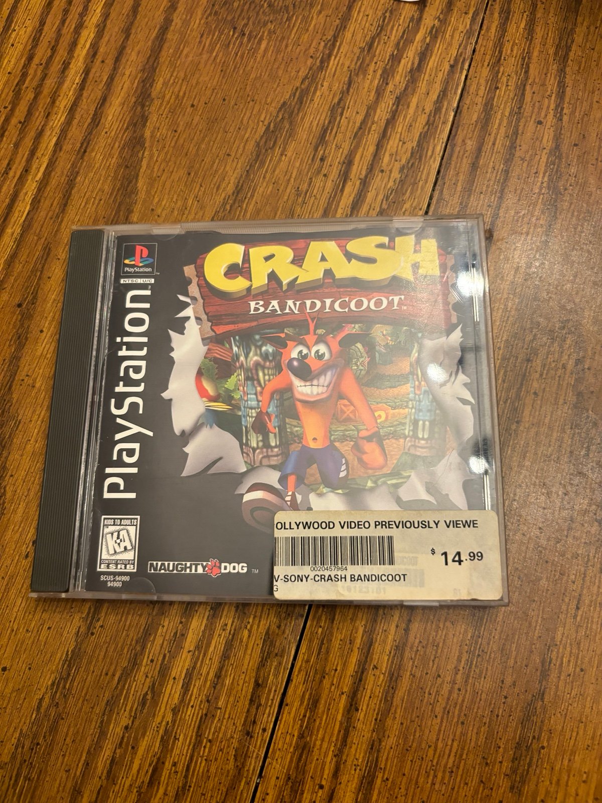 Crash bandicoot for PlayStation 1