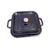 Staub 9 Square Stoneware Covered Baker 3.2-Qt. Glass Enamel Finish Cobalt Blue