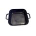Staub 9 Square Stoneware Covered Baker 3.2-Qt. Glass Enamel Finish Cobalt Blue