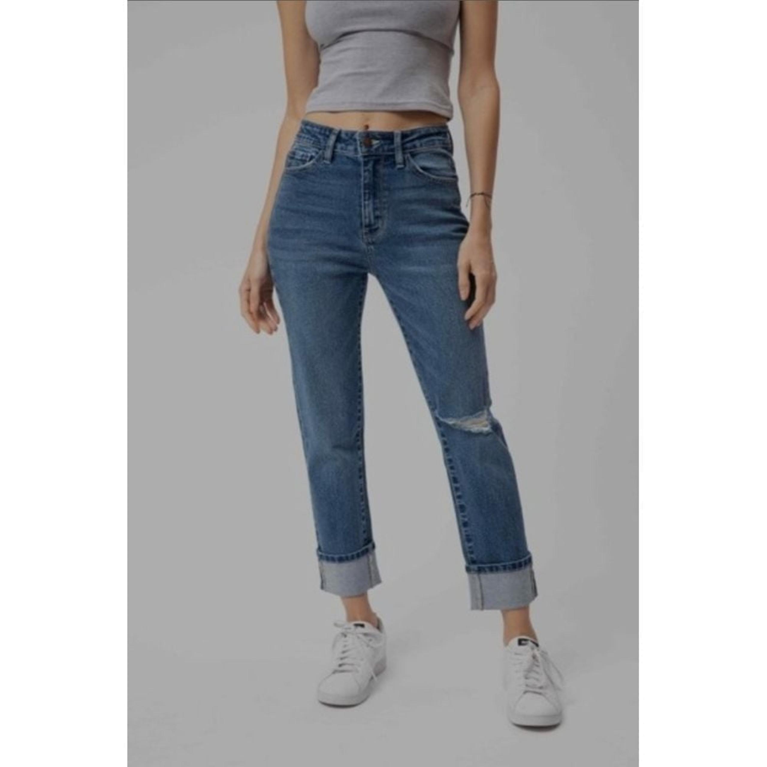 Nature Denim Jeans Mom Stone Wash Womens Size 6 / 28