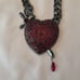 Betsey Johnson Heart And Dagger Large Statement Necklace NWT
