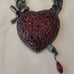 Betsey Johnson Heart And Dagger Large Statement Necklace NWT