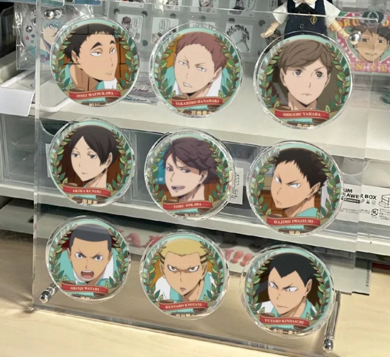 Haikyuu pin badge set Christmas