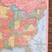Vintage Complete JK Straus Wooden Jigsaw Puzzle No.328 Map Of United States RARE