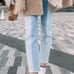 AG Adriano Goldschmied The Isabelle Panelled High Rise Jeans