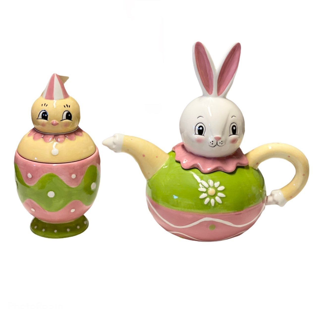 Johanna Parker Easter Canister & Teapot