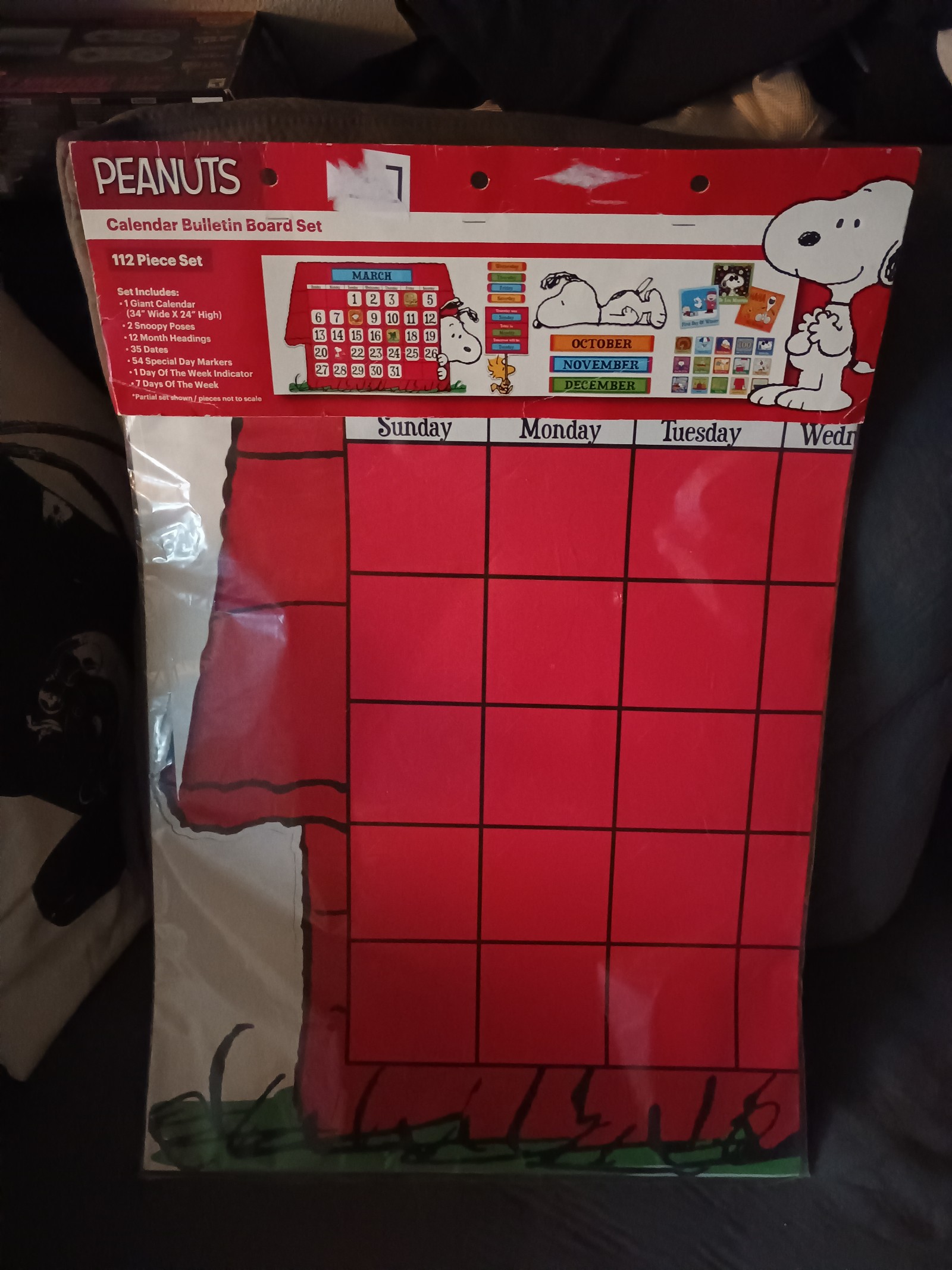 Peanuts Bulletin Board and Calendar Set