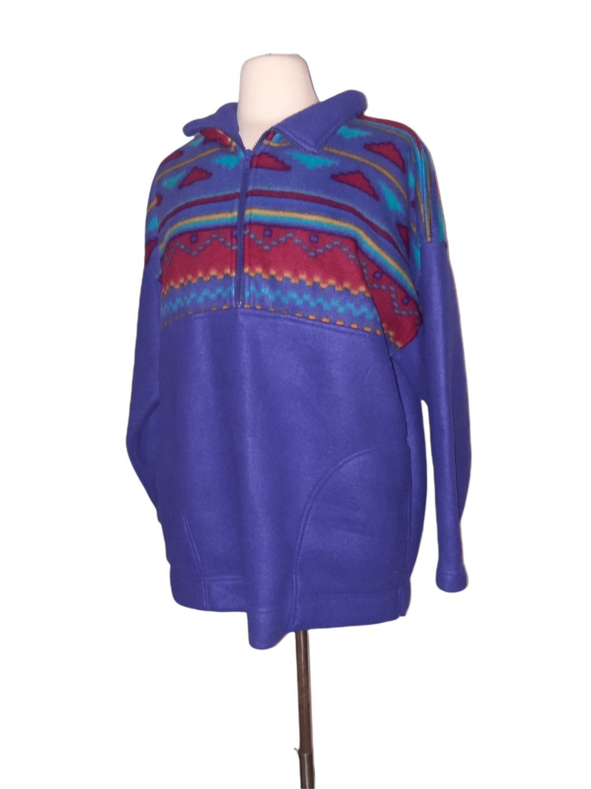 Vintage Northwest Blue M Polyester Fleec