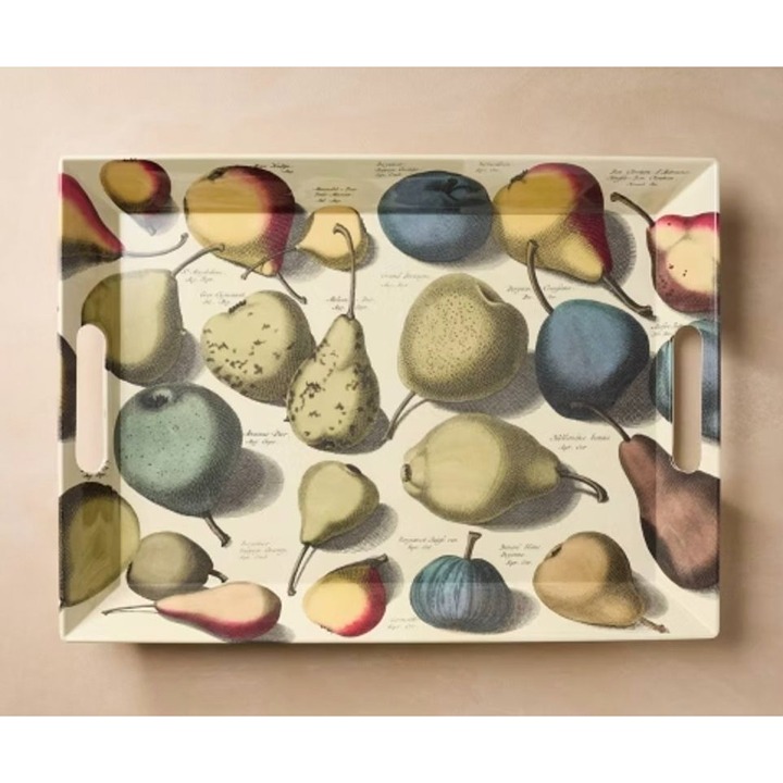 John Derian for Target Pears Melamine Rectangle Serving Tray Fall Holiday Party