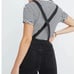 Madewell Lunar Wash Denim Skinny Overall