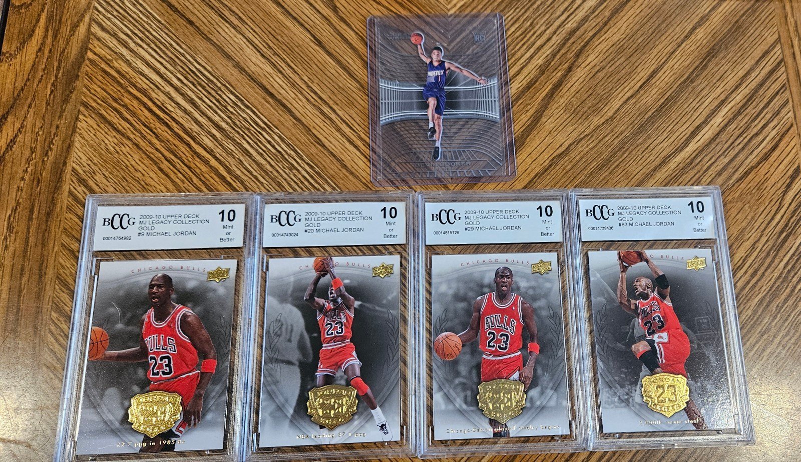 AMAZING DEAL 09-10 UD MICHAEL JORDAN LEGACY GOLD #83, #9, #20, #29 + See below!