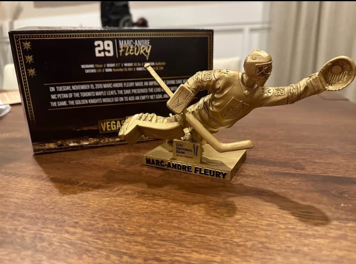 Marc Andre Fleury die cast statue