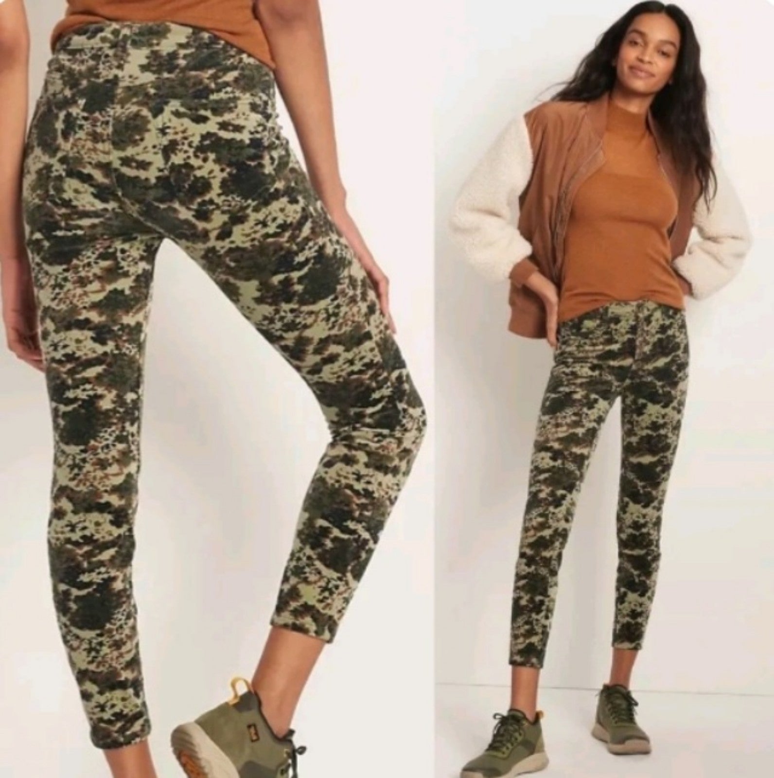 Anthropologie Pilcro Camouflage Skinny Corderoy Pant 26