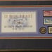 Wright Brothers 100th Anniversary Lithograph, Stamps, & Coins Framed Collectible