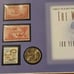 Wright Brothers 100th Anniversary Lithograph, Stamps, & Coins Framed Collectible