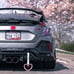 NEW 2PCS BARBED WIRE PINK JDM TSURIKAWA RING WHITE Handle Strap Drift Charm