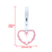 NEW 2PCS BARBED WIRE PINK JDM TSURIKAWA RING WHITE Handle Strap Drift Charm
