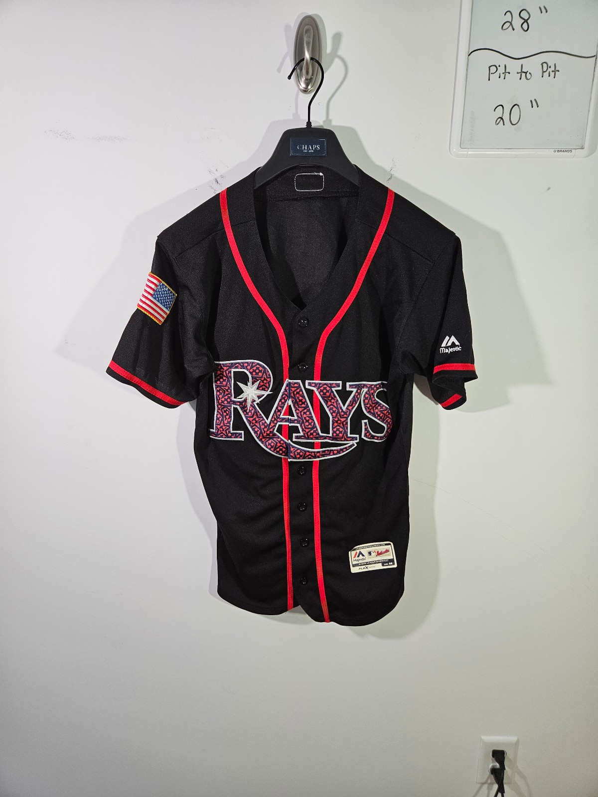 majestic RAYS レイズ 野球 ユニフォーム MADE IN USA - メルカリ