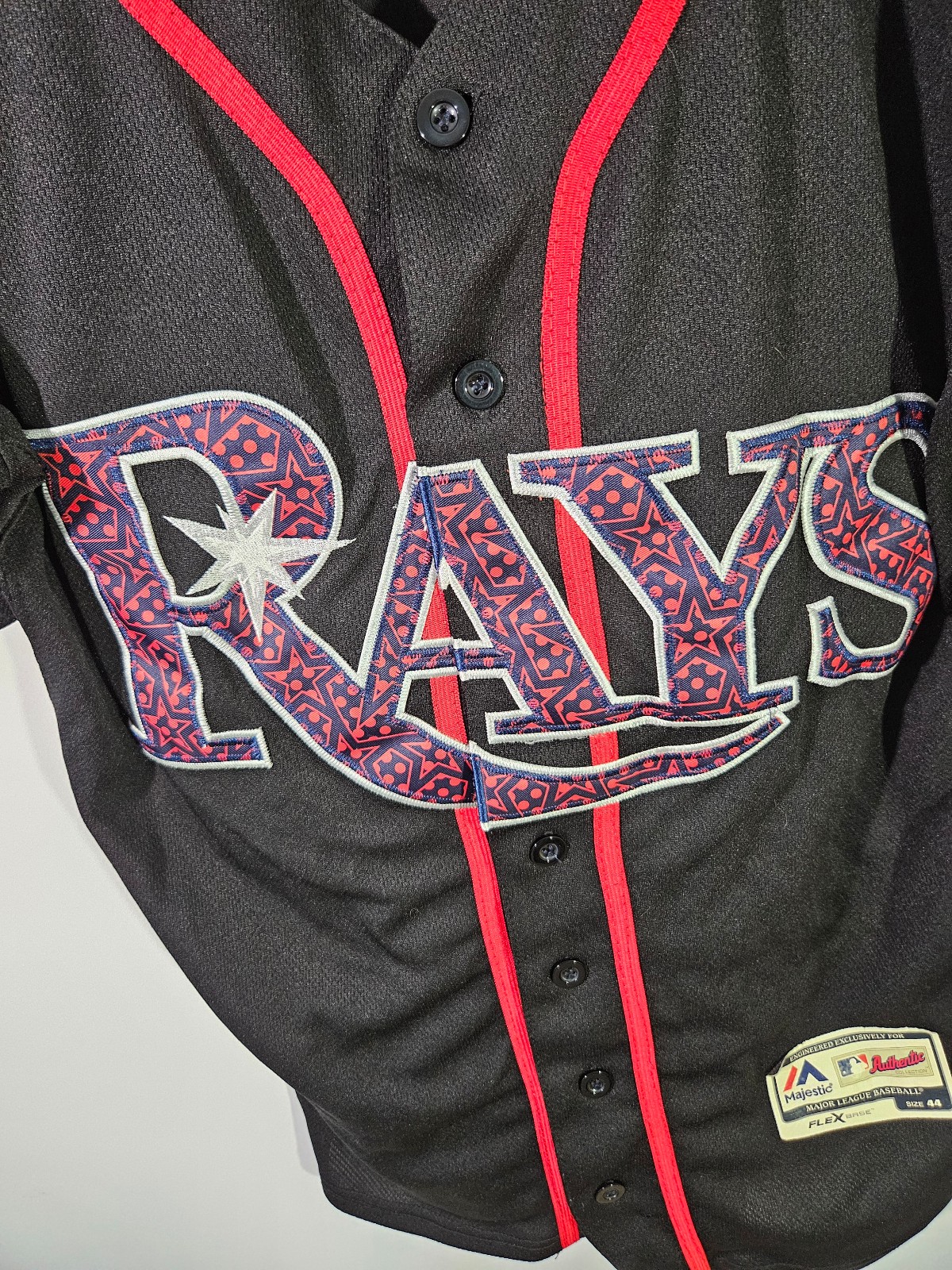 majestic RAYS レイズ 野球 ユニフォーム MADE IN USA - メルカリ