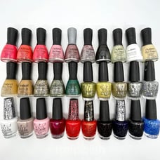 Lot of 30 Nubar & OPI Nail Polishes Bundle