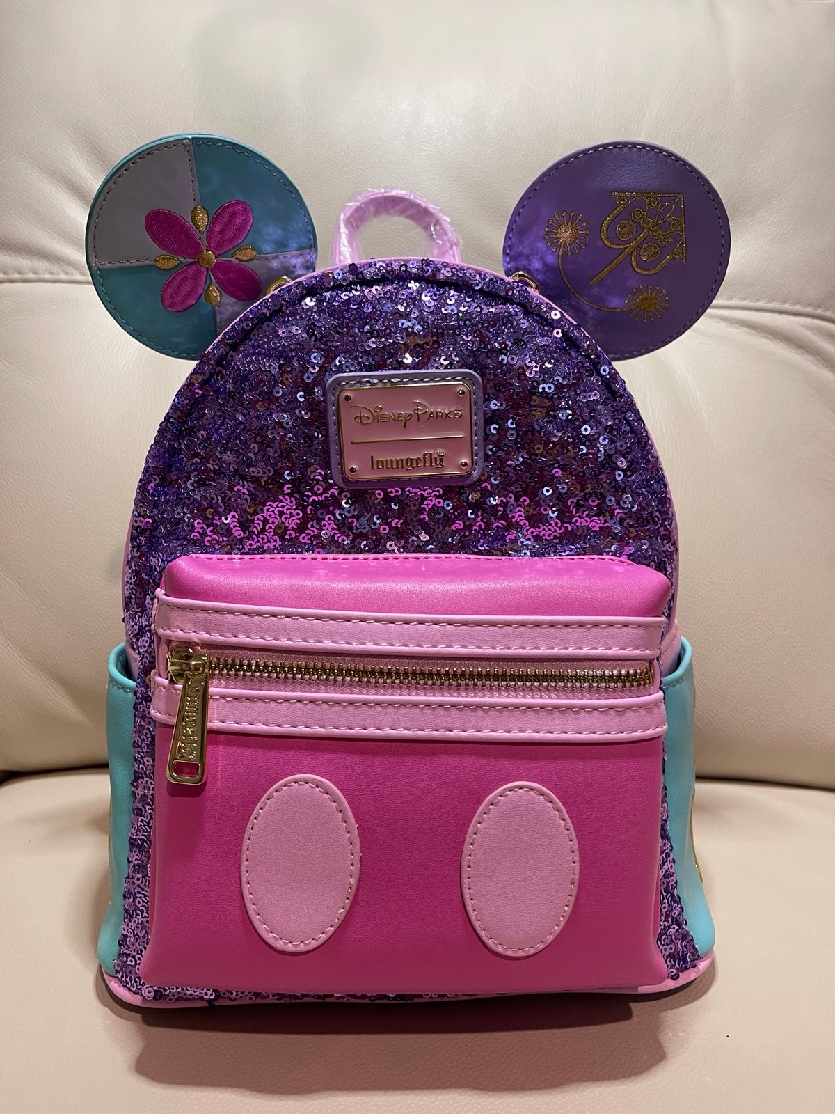 Loungefly Disney Parks Mickey Mouse Main Attraction: It's A Small World Backpack