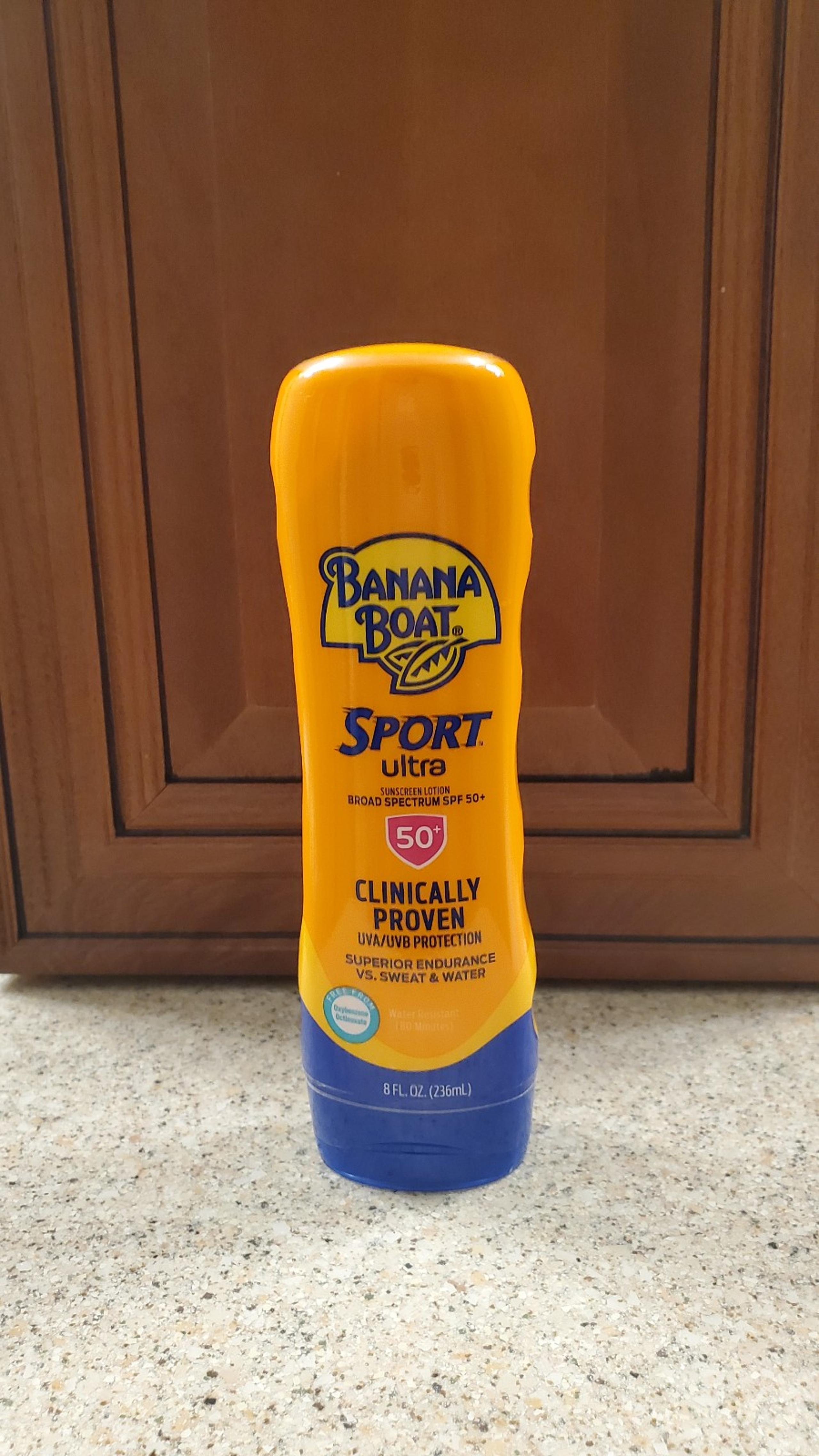 NEW! Banana Boat Sport Ultra sunscreen lotion SPF 50+ 8oz