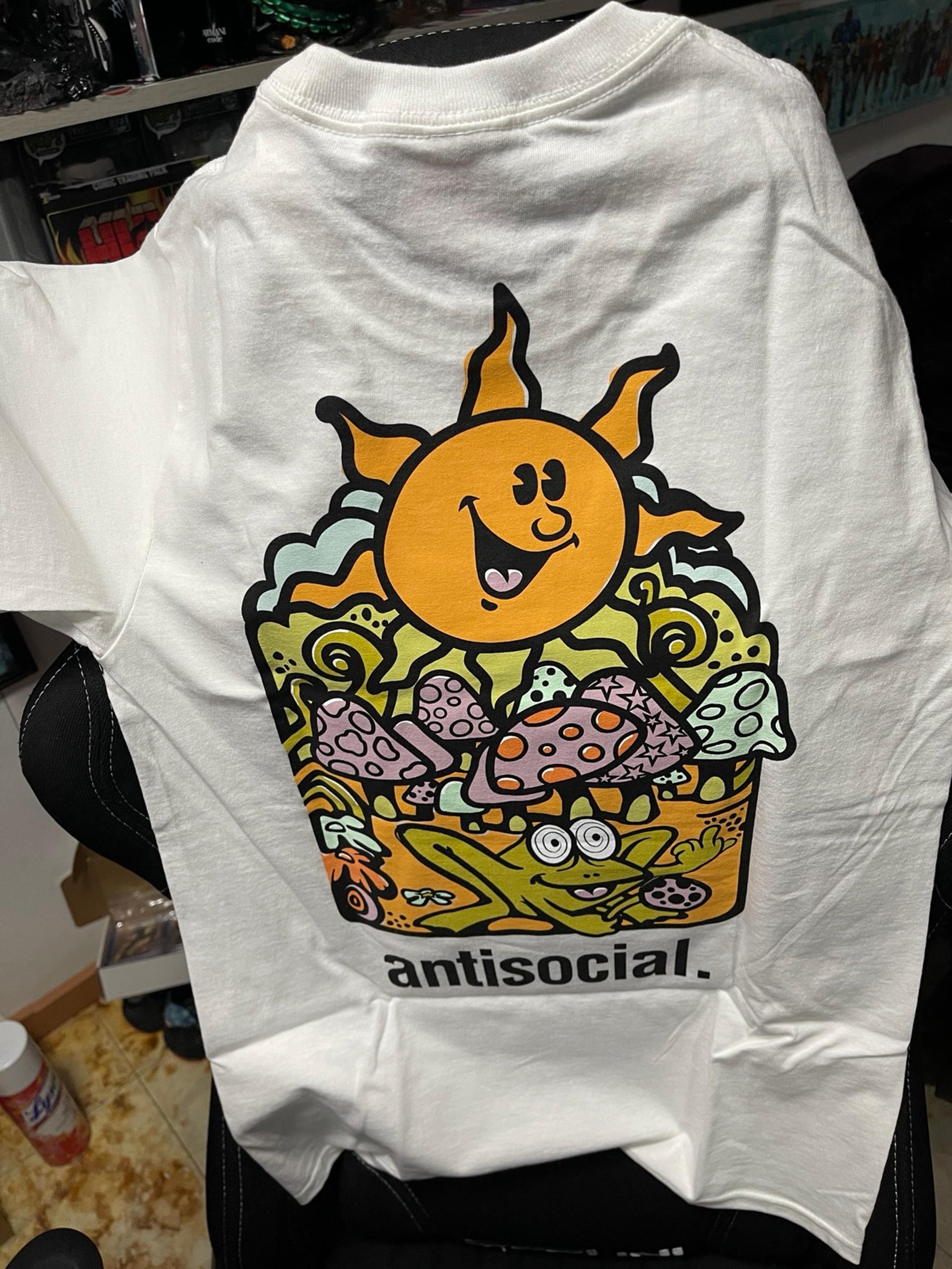 Frog Trip Tee - White - Size SMALL - ASSC24 - Anti Social Social Club