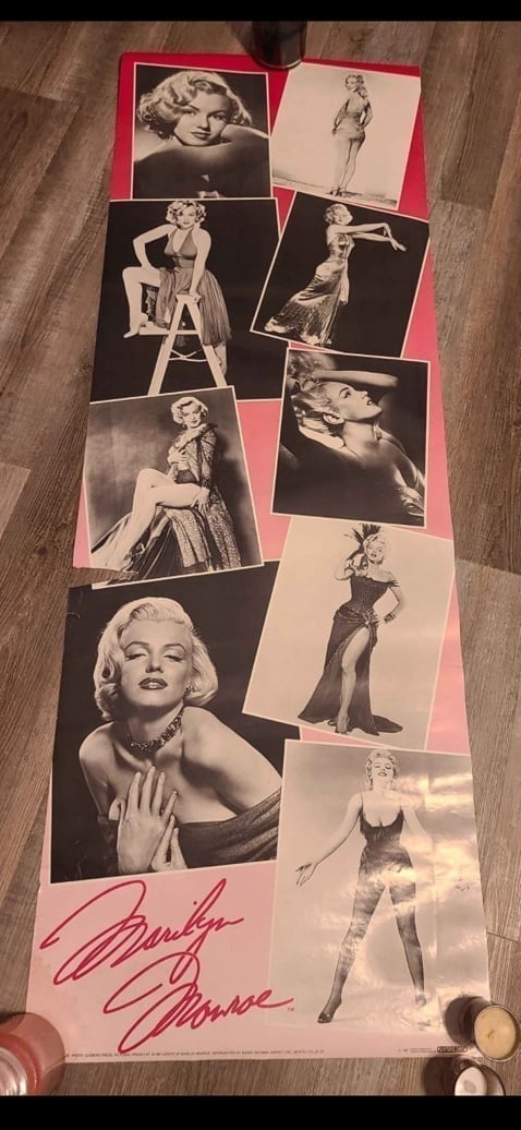Marilyn Monroe vintage poster door size