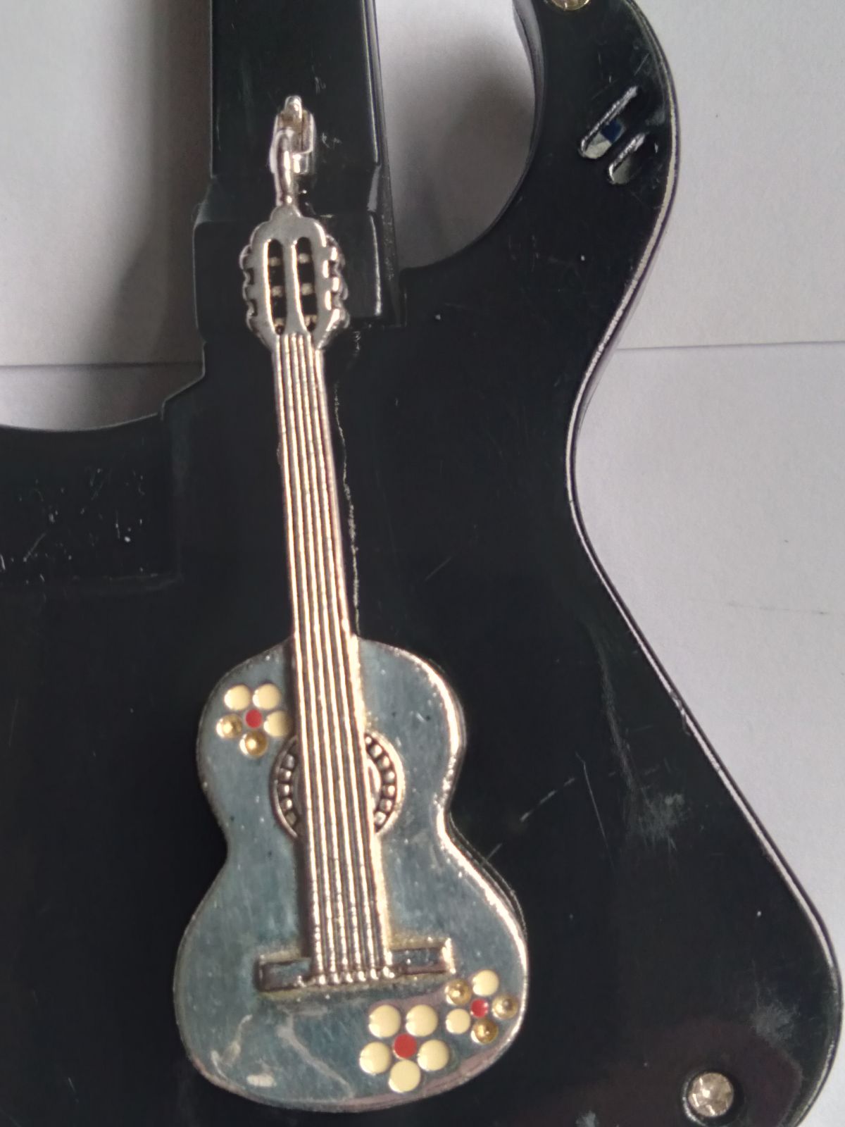 Sterling Sliver Guitar Charm