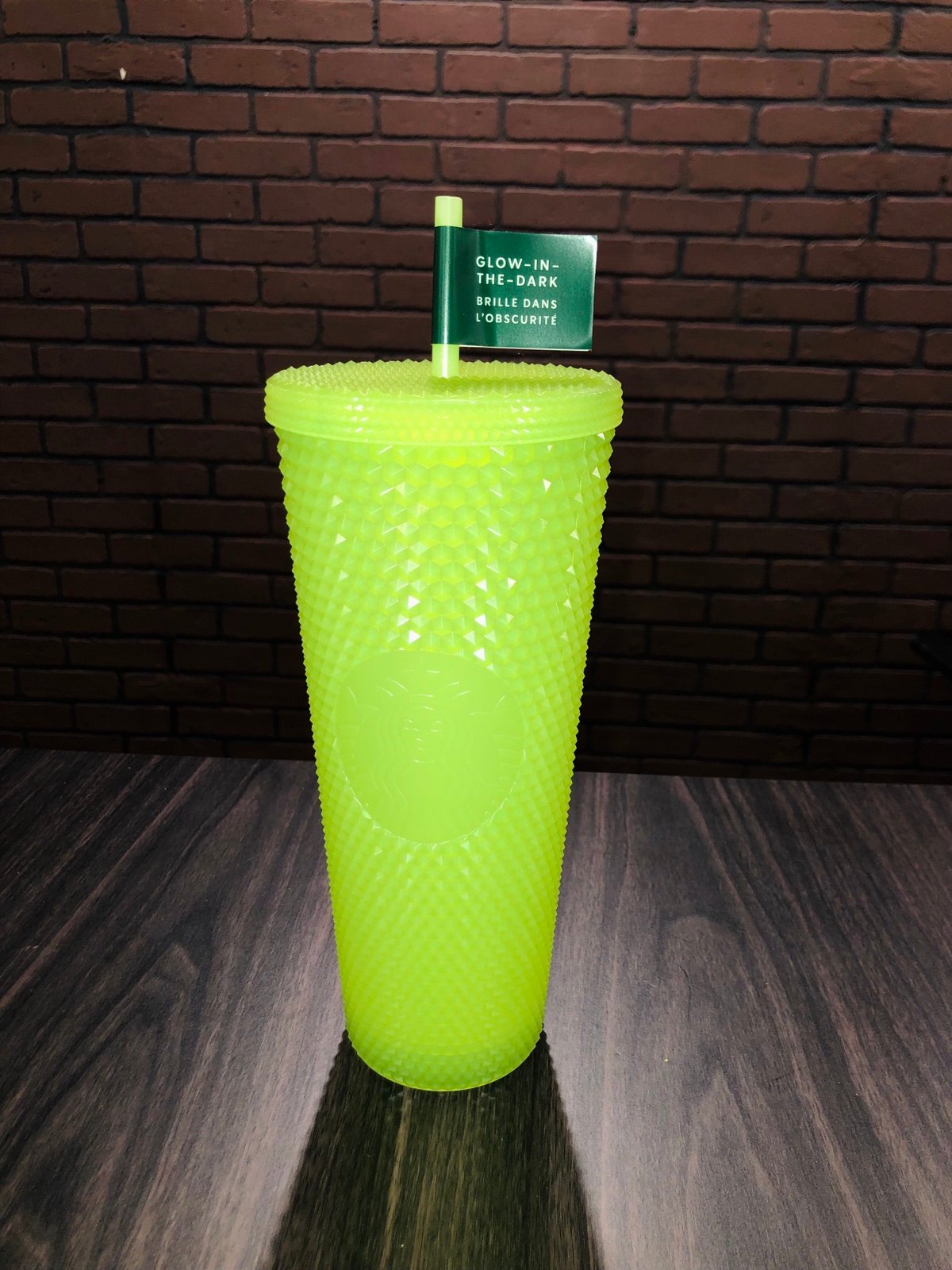 Starbucks 24 oz Lemon Grass Glow in the Dark