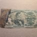 Antique US 25c Fractional Currency Note Fiber Paper 1863 25 Cents Greenback