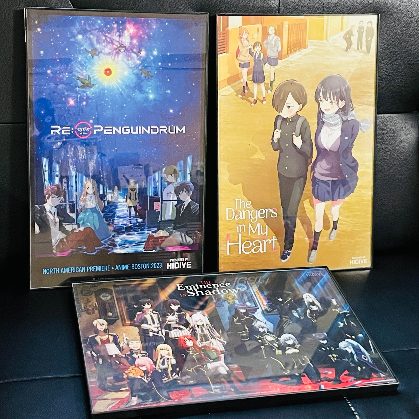 HiDive Exclusive: Limited Edition Anime Poster Collection | Framed Set of 3