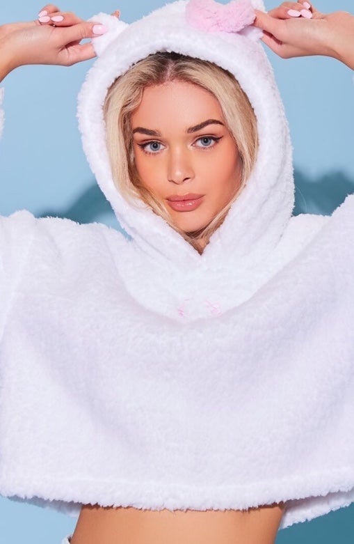 Women’s Hello Kitty White Hoodie