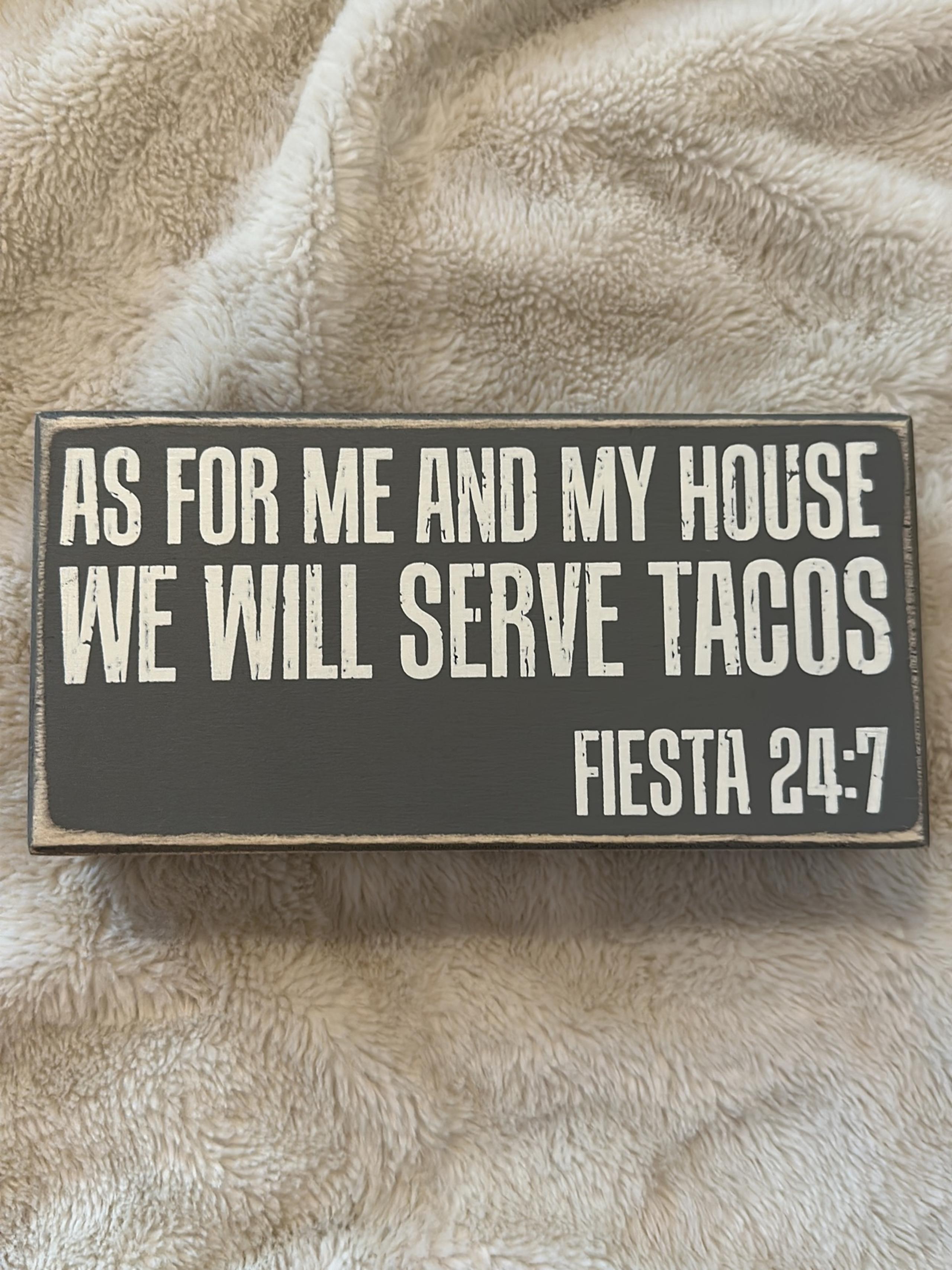 Taco sign