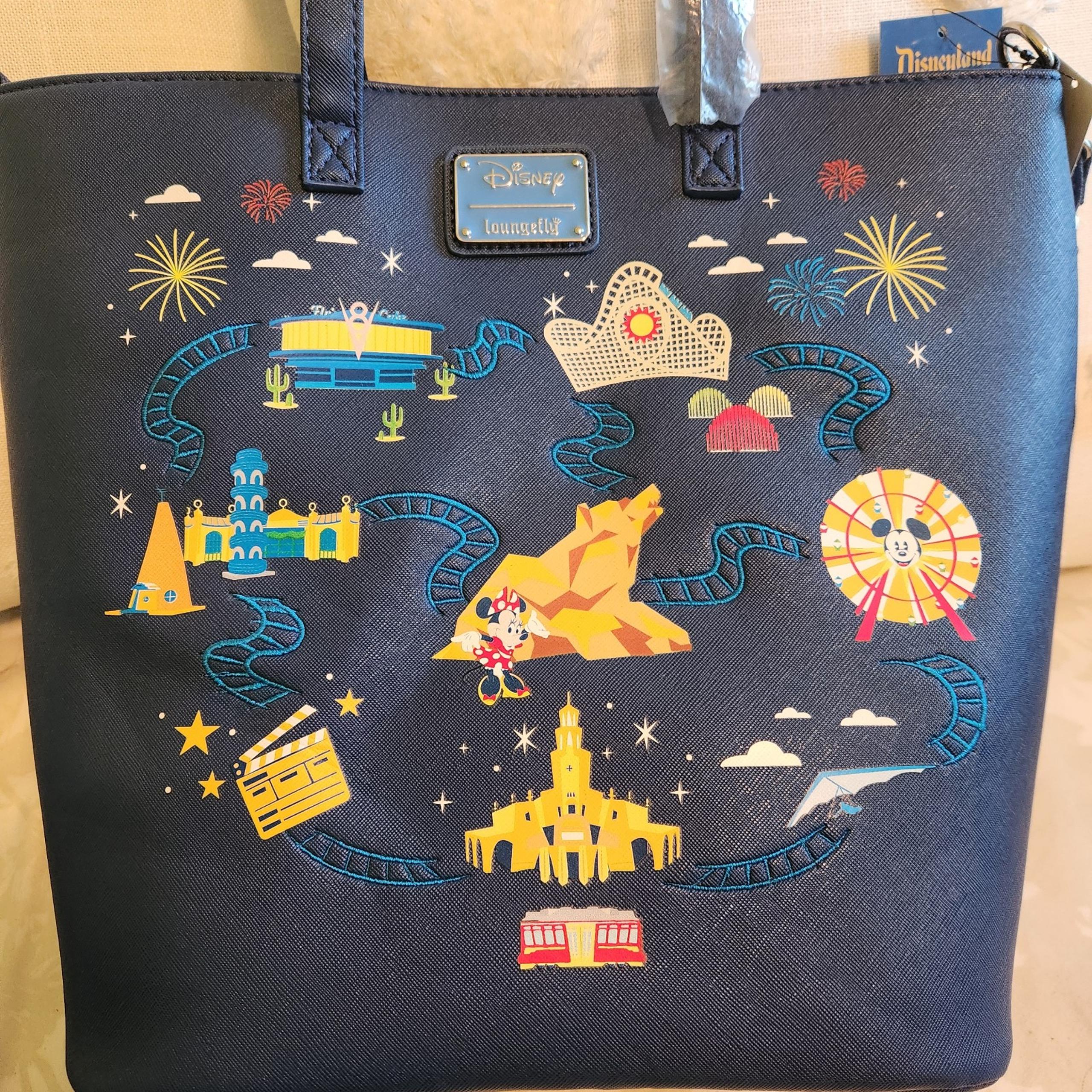 NWT Loungefly Disneyland 65th Anniversary Tote Purse Crossbody Handbag BoxLunch