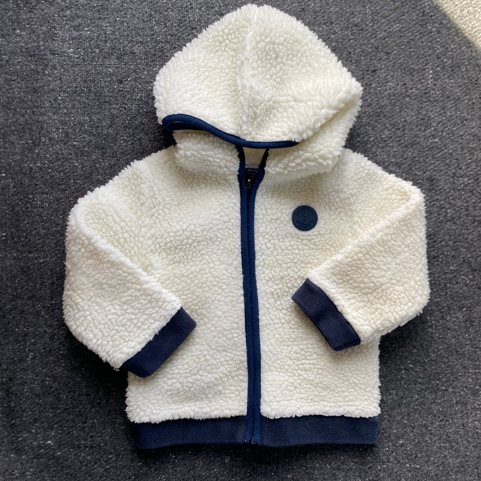 Jacadi Sherpa Hooded Jacket - 24M