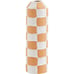Mud Pie Terracotta Bud Vase, Check 2 L x 2 W x 7 H