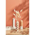 Mud Pie Terracotta Bud Vase, Check 2 L x 2 W x 7 H
