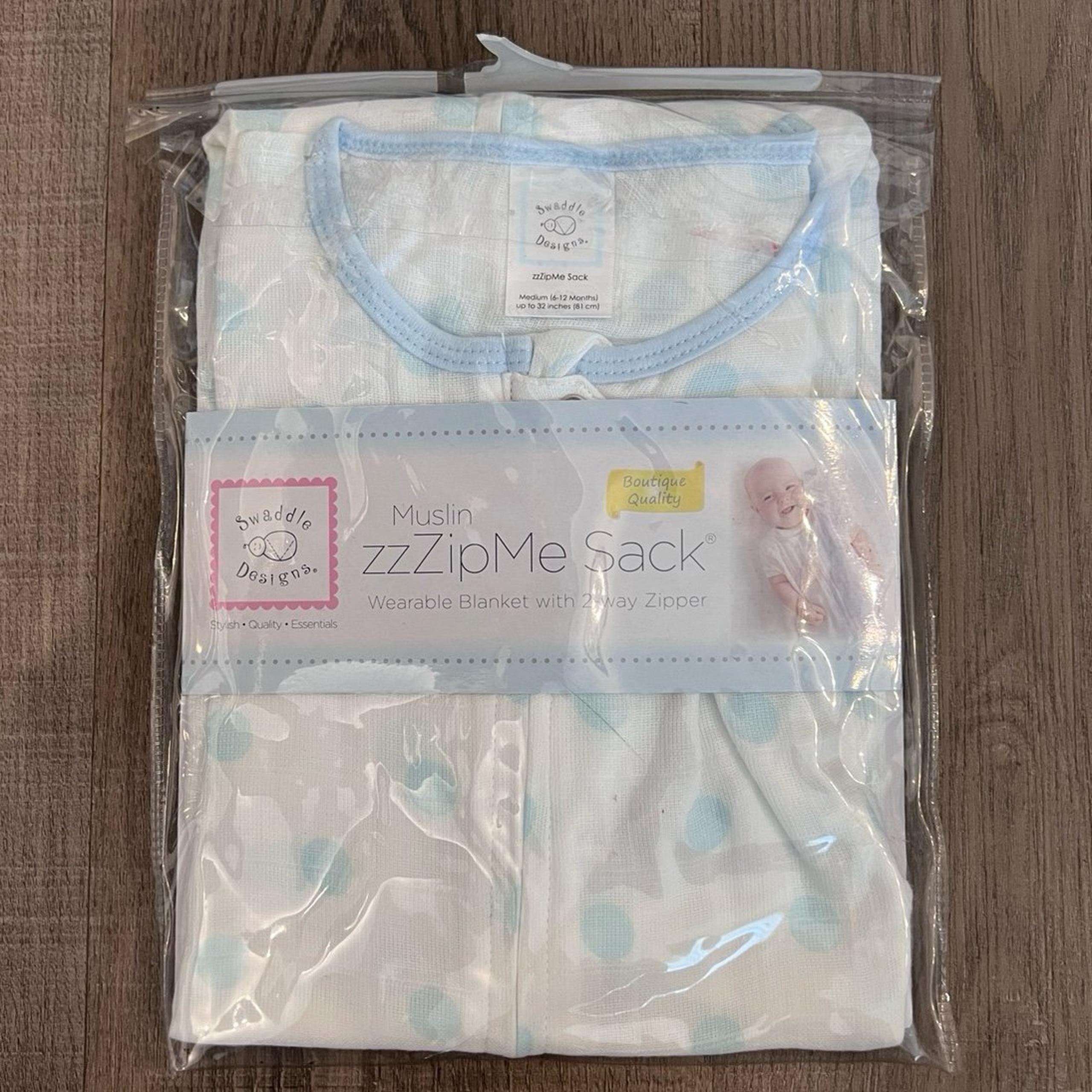 Swaddle Designs Muslin zzZip-Me Sleep Sack