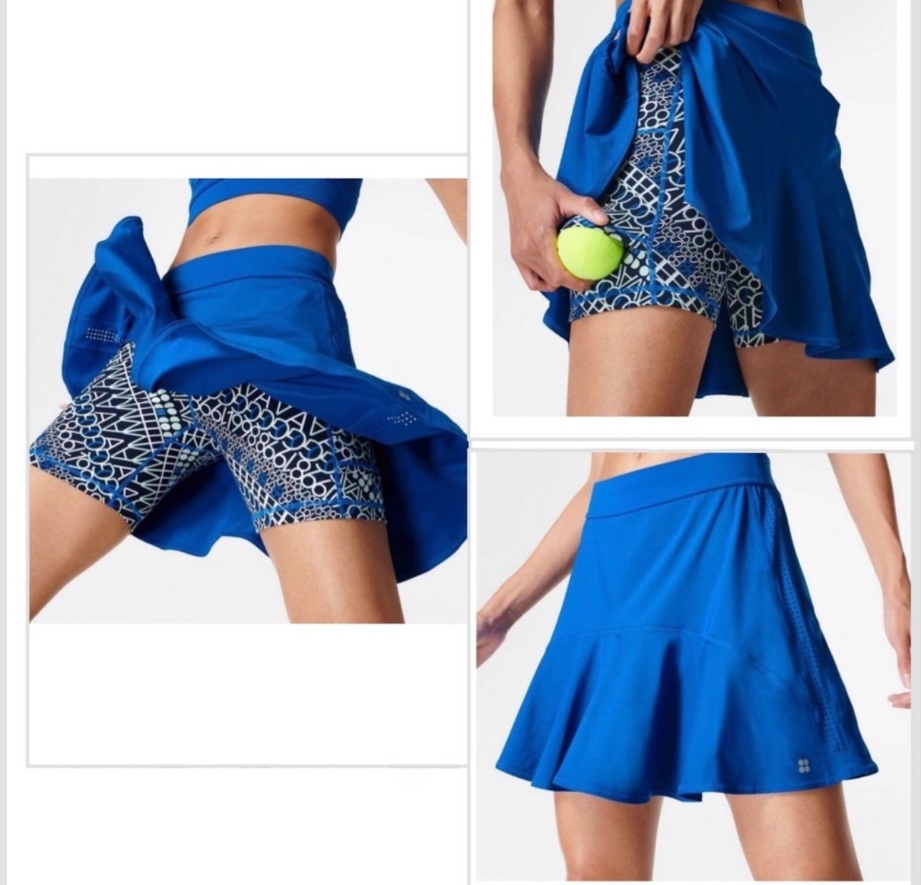 SWEATY BETTY ‘Volley Tennis’ Athletic Skort Women’s Size 8-10