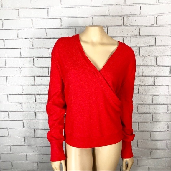 J. Crew Women’s Faux Wrap Top in Textured Crepe