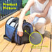 Cat Bag Windproof Portable Large Capacity Breathable Cat Bag -65fs