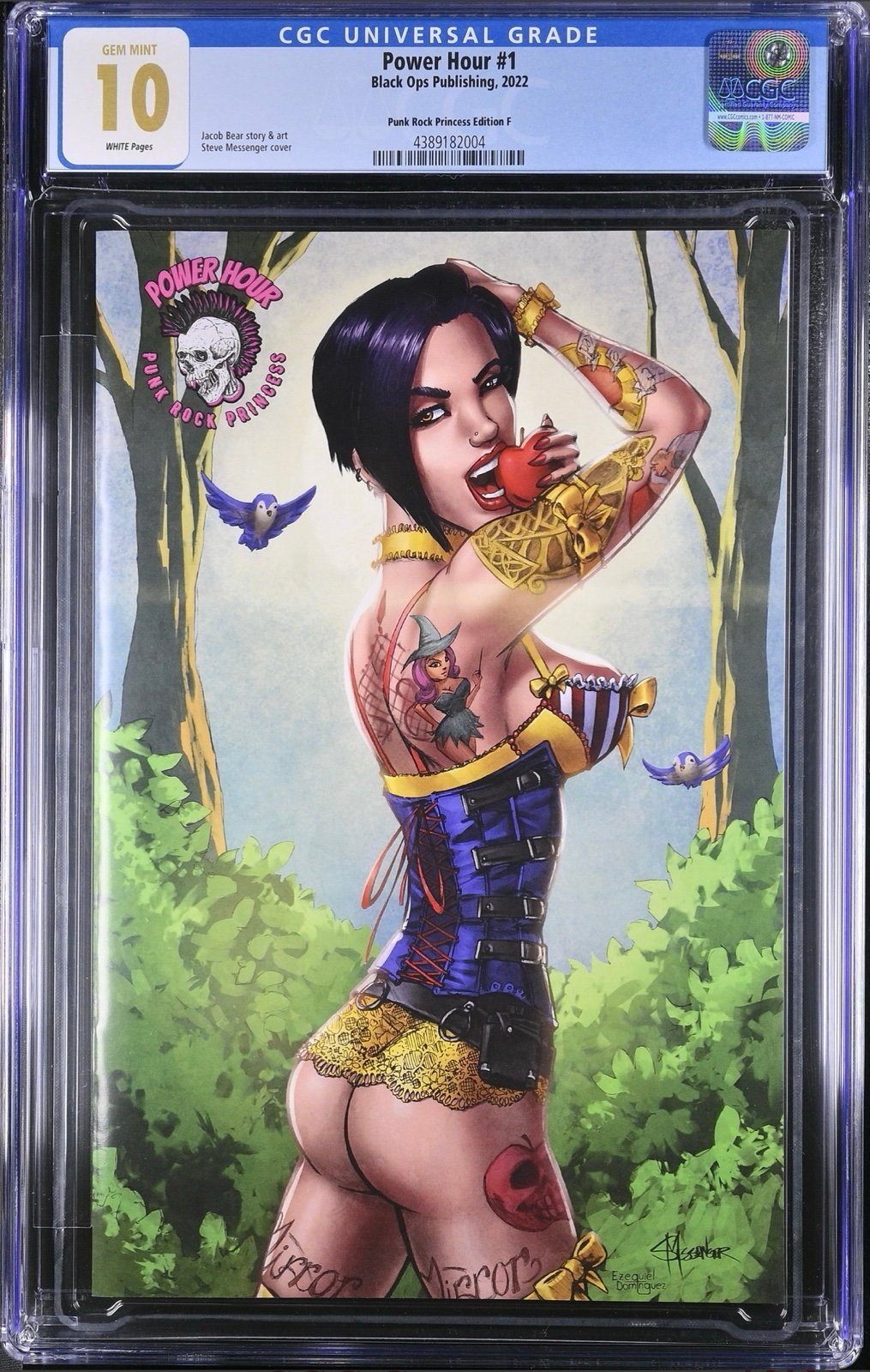 CGC 10 GEM MIPower Hour 1 2022 Black Ops Publishing Punk Rock Princess Edition F