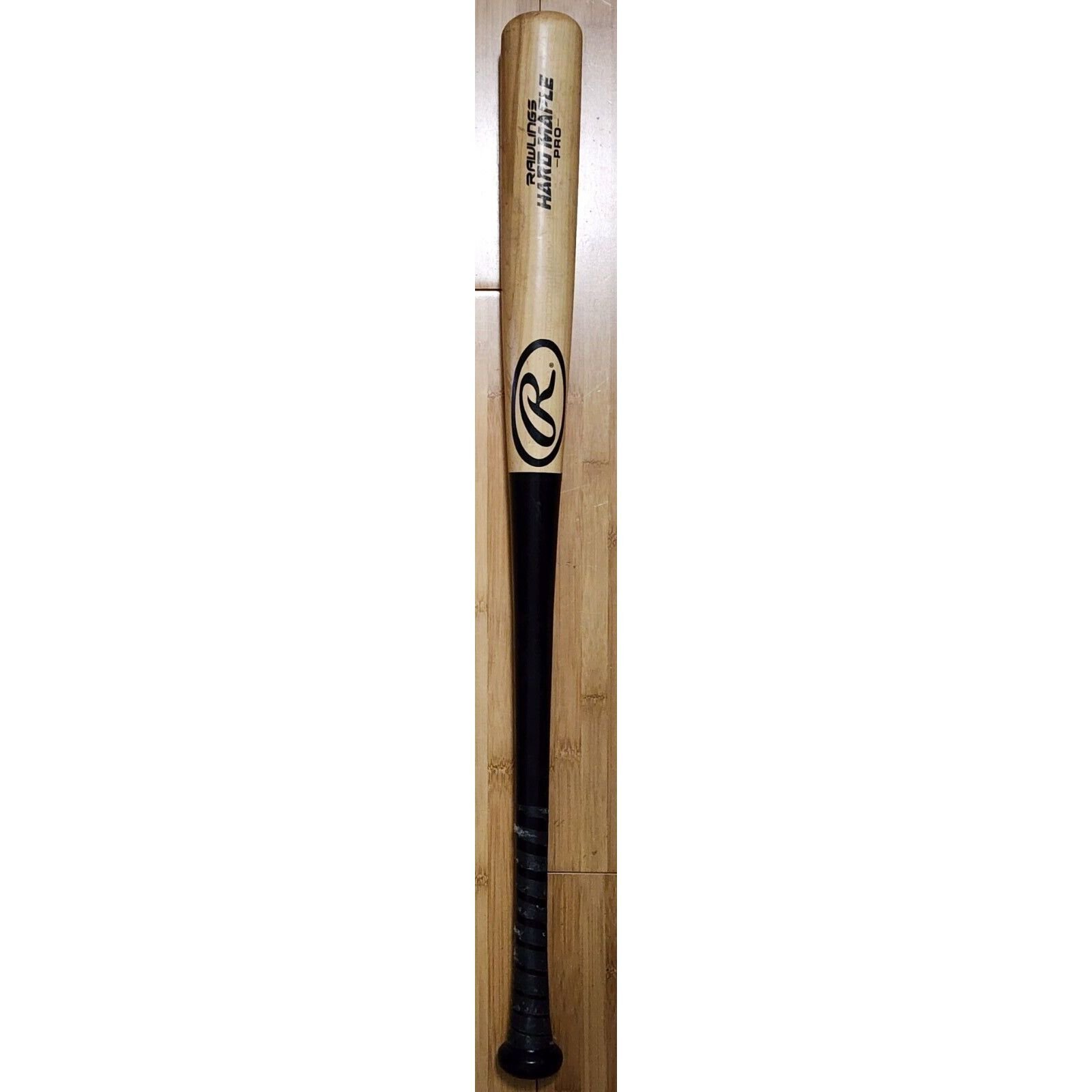 Rawlings Wood Hard Maple Pro Baseball Bat Adult Sport 32 30 oz R110HM Black Tan